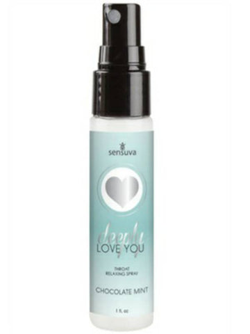 deeply love you throat relaxing spray choc mint  