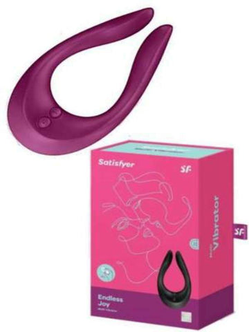 satisfyer endless joy available in black and berry 
