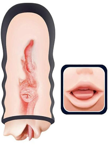 vacuum cup masturbator mouth insert 