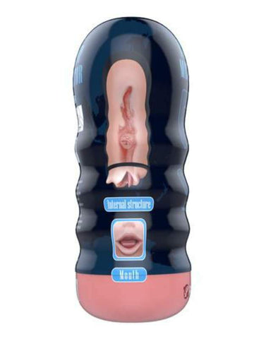 vacuum cup masturbator mouth is easy to clean 